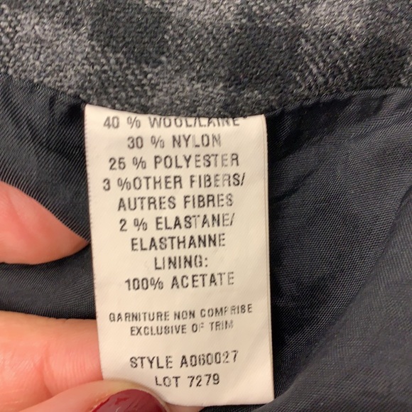 JACOB | Checkered skirt - wool - Picture 5 of 5